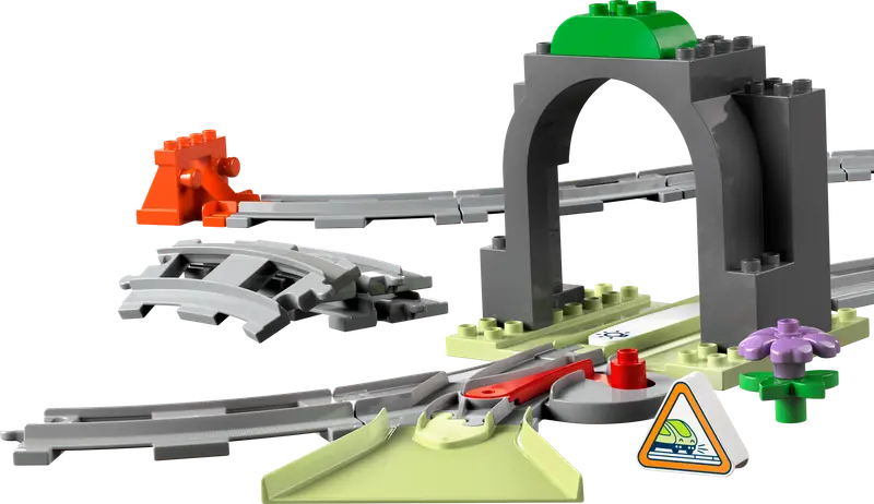 LEGO 10425 Tunel i tory kolejowe — zestaw rozszerzający