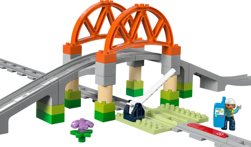 LEGO 10426 Most i tory kolejowe — zestaw rozszerzający