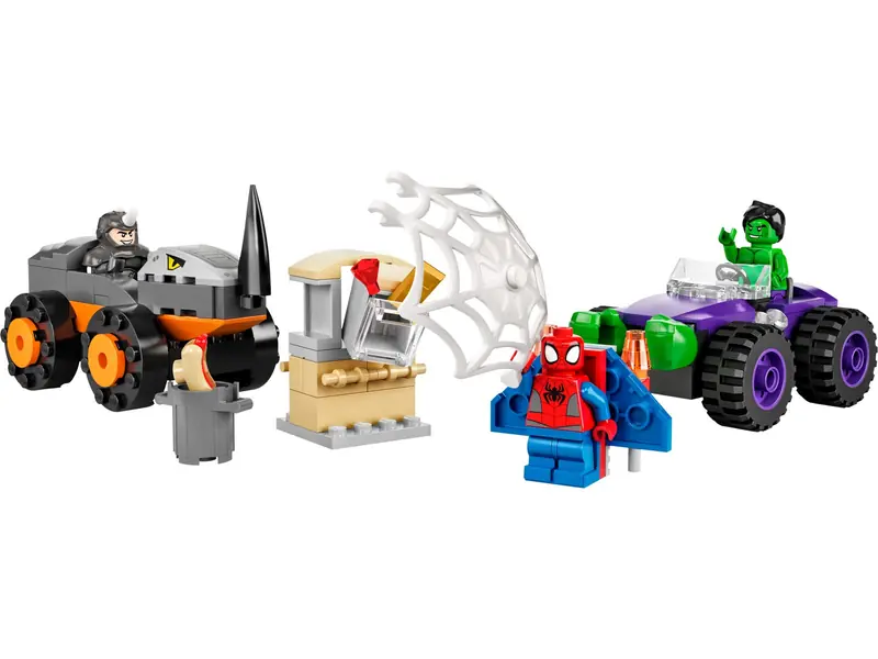 LEGO 10782 Hulk kontra Rhino — starcie pojazdów