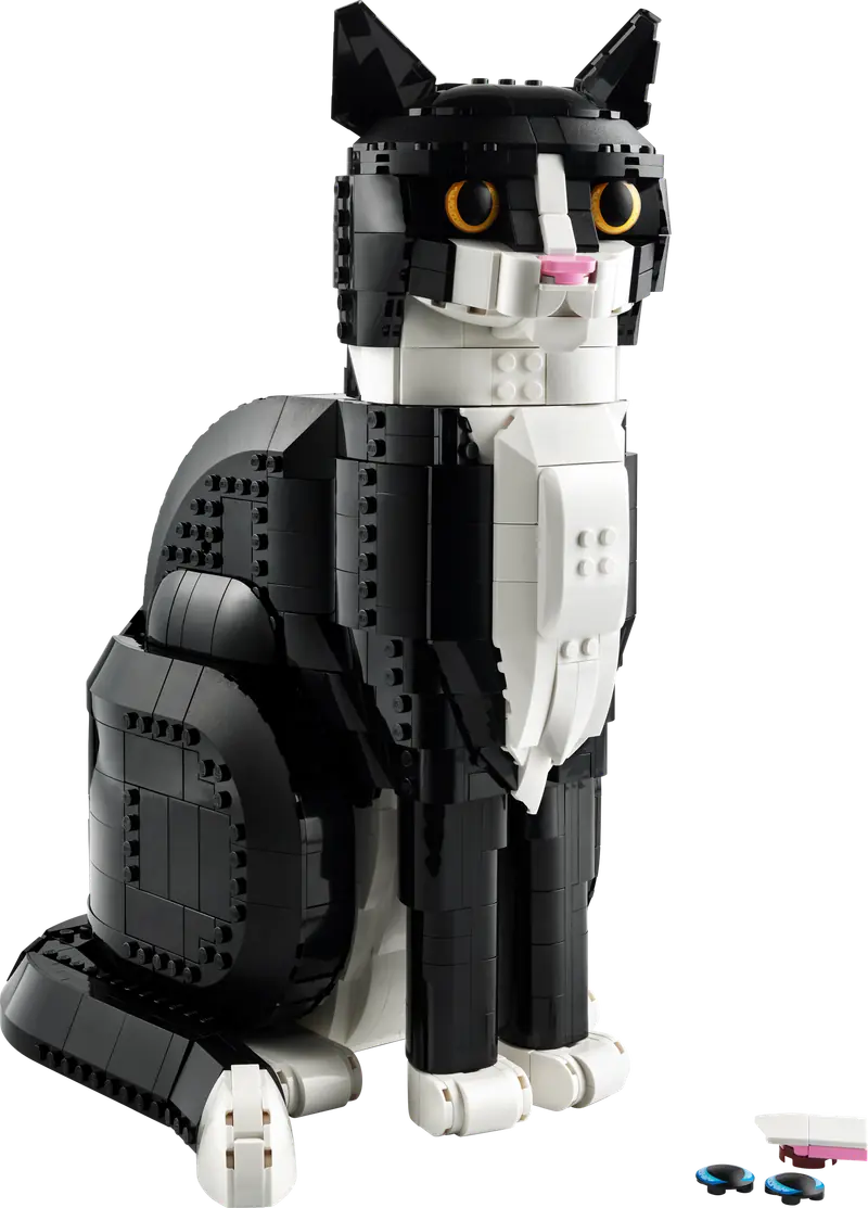 LEGO 21349 Czarno-biały kot