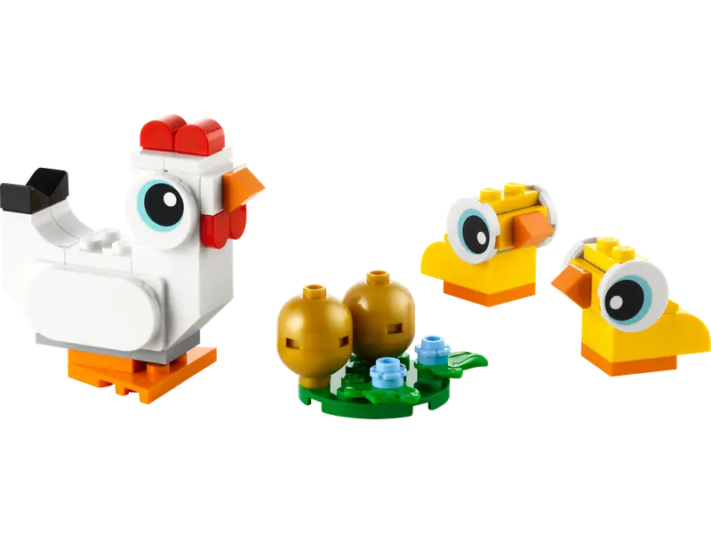 LEGO 30643 Wielkanocne kurczaki