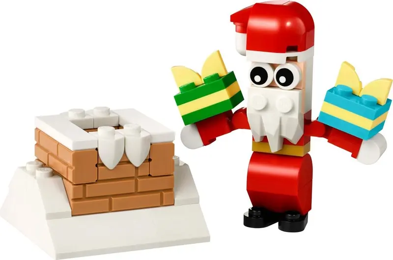 LEGO 30692 Święty Mikołaj i świąteczny komin