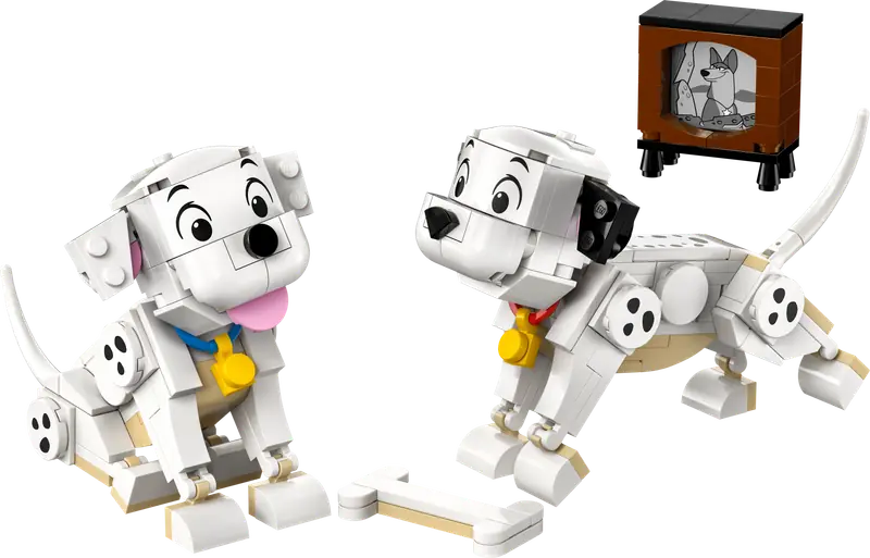 LEGO 43271 101 dalmatyńczyków — Szczeniaczki Szczęściarz i Penny