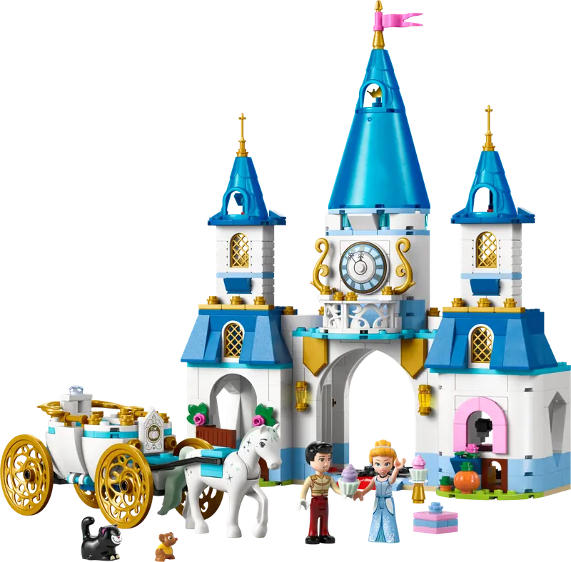 LEGO 43275 Zamek Kopciuszka i kareta