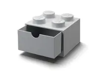 LEGO 5006875 Desk Drawer 2 x 2 (Light Bluish Gray)
