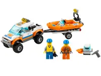 LEGO 60012 Wóz terenowy i łódź nurków