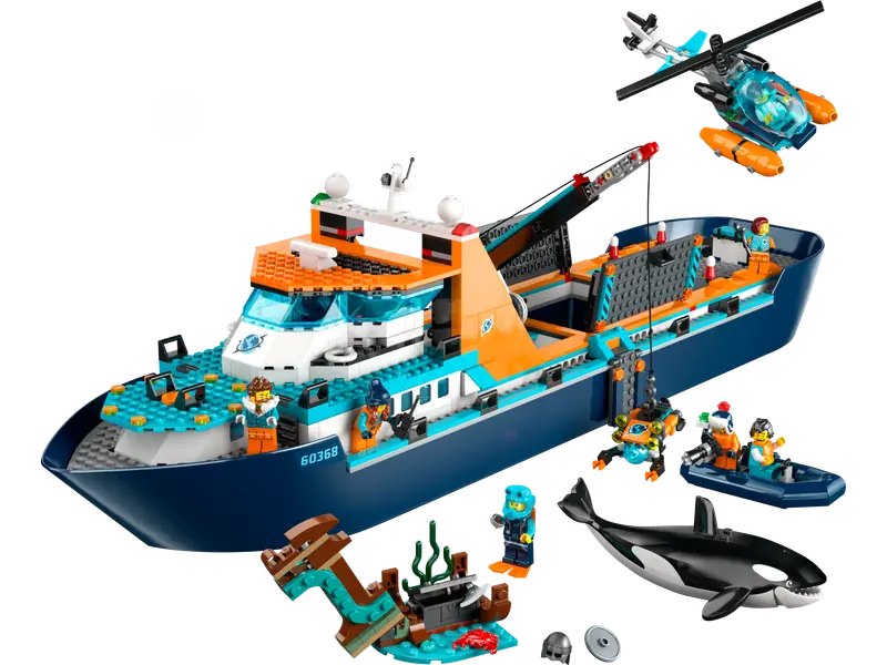LEGO 60368 Łódź badacza Arktyki