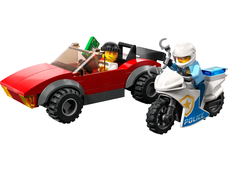 LEGO 60392 Motocykl policyjny – pościg za samochodem