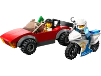LEGO 60392 Motocykl policyjny – pościg za samochodem