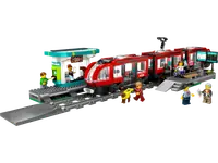 LEGO 60423 Tramwaj miejski ze stacją