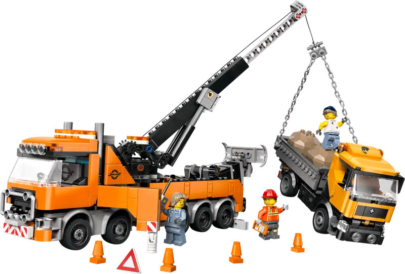 LEGO 60467 Wóz holowniczy z dźwigiem