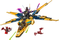 LEGO 71833 Ras i burzowy superodrzutowiec Arina
