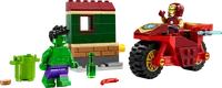 LEGO 76287 Iron Man z motocyklem i Hulk