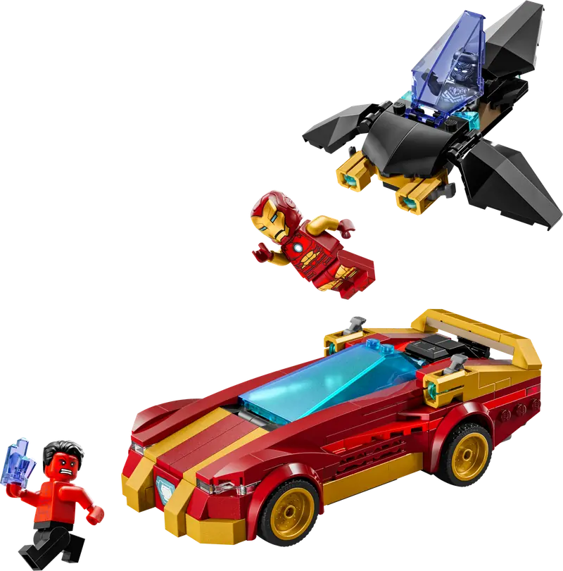 LEGO 76310 Auto Iron Mana i Czarna Pantera kontra Czerwony Hulk