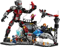 LEGO 76314 Kapitan Ameryka: Wojna bohaterów — bitwa