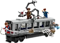 LEGO 76321 Spider-Man kontra Doc Ock — scena w metrze