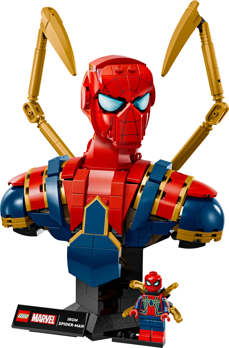 LEGO 76326 Popiersie Iron Spider-Mana
