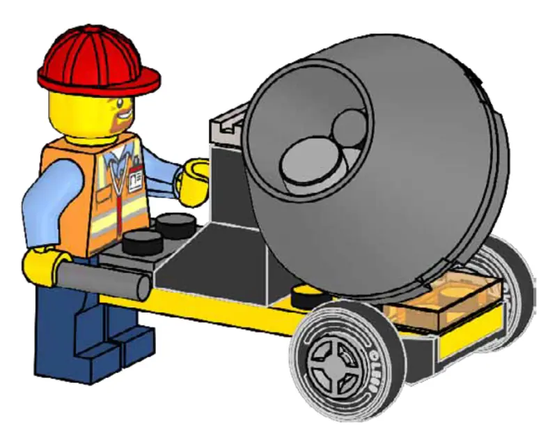 LEGO 952403 Cement-Mixer