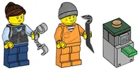 LEGO 952501 Police Officer and Criminal