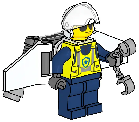 LEGO 952507 Policeman with Jetpack