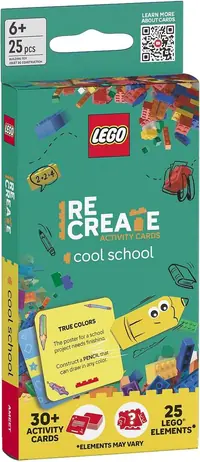 LEGO 9788325346928 ReCreate Activity Cards: Cool School