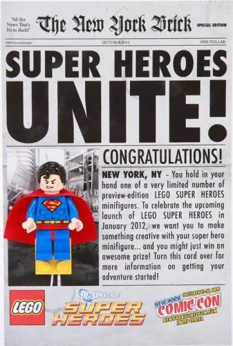 LEGO COMCON017 Super Heroes Unite - Superman - New York Comic-Con 2011 Exclusive